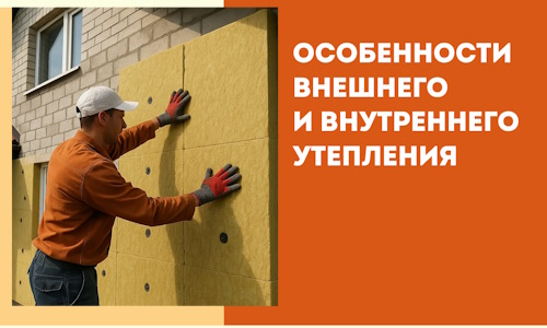 Какие особенности внешнего и внутреннего утепления в Кашире