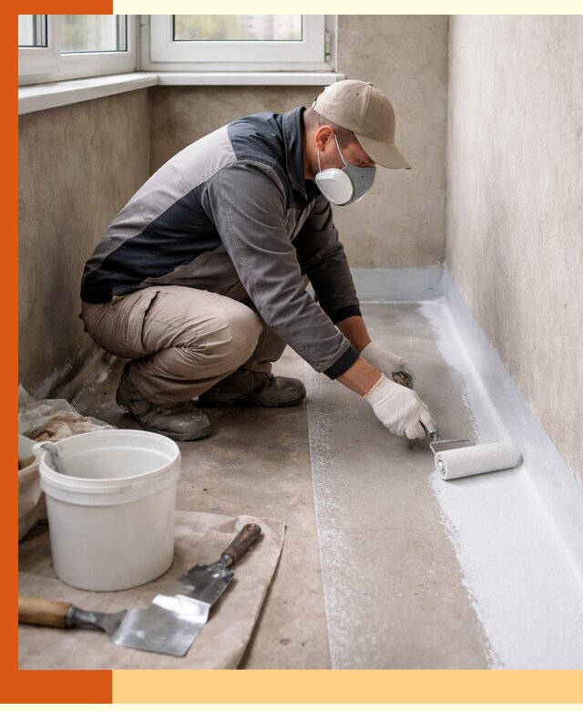 Утепление балкона жидкой теплоизоляцией в Кашире